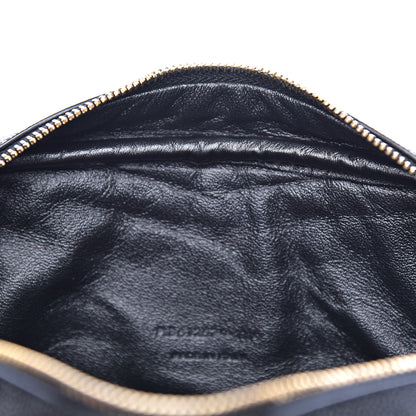 Saint Laurent Grain De Poudre Matelasse Monogram Mini Lou Camera Bag Black 8 of 12
