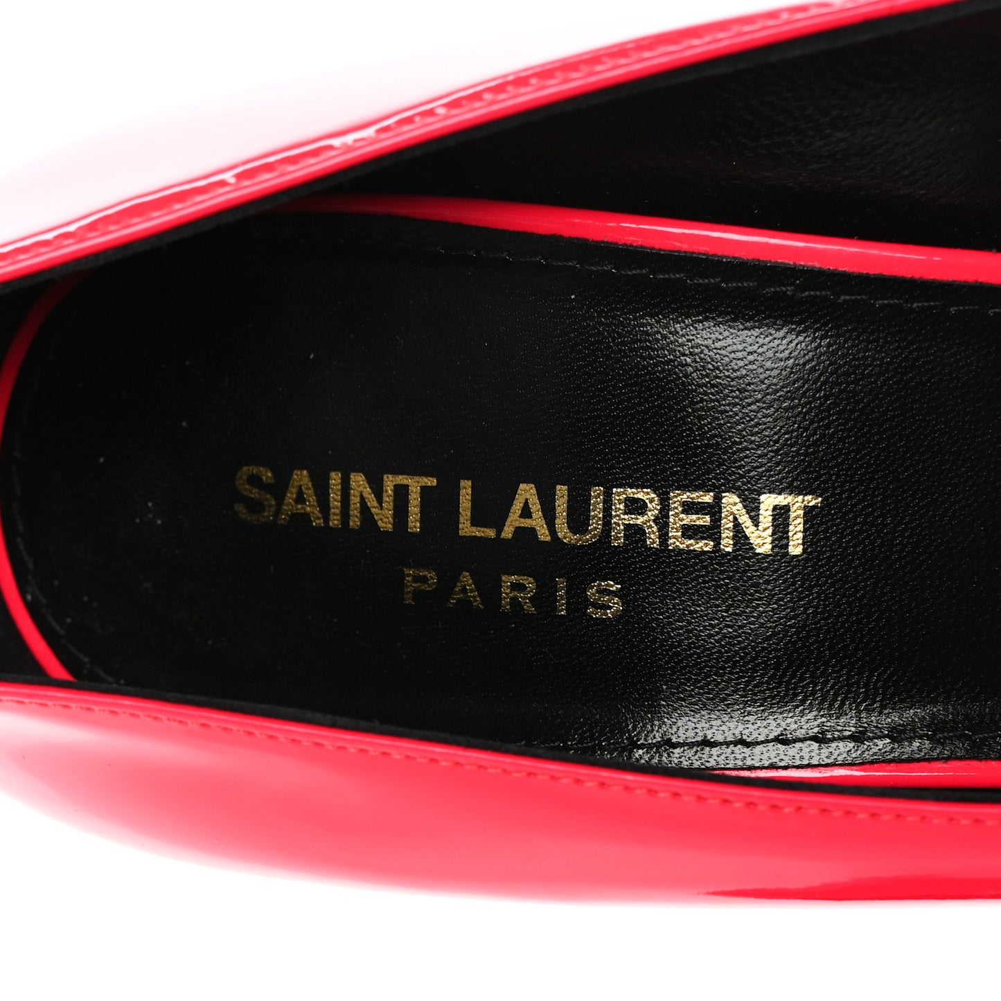 Patent Calfskin Kiki 85 Pumps 40 Fuxia Fluo