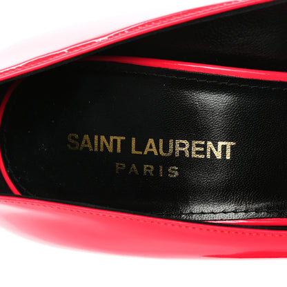 Saint Laurent Patent Calfskin Kiki 85 Pumps 40 Fuxia Fluo 8 of 8