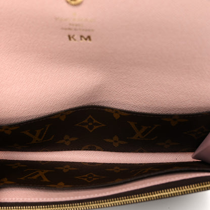 Louis Vuitton Monogram Emilie Wallet Rose Ballerine 5 of 6