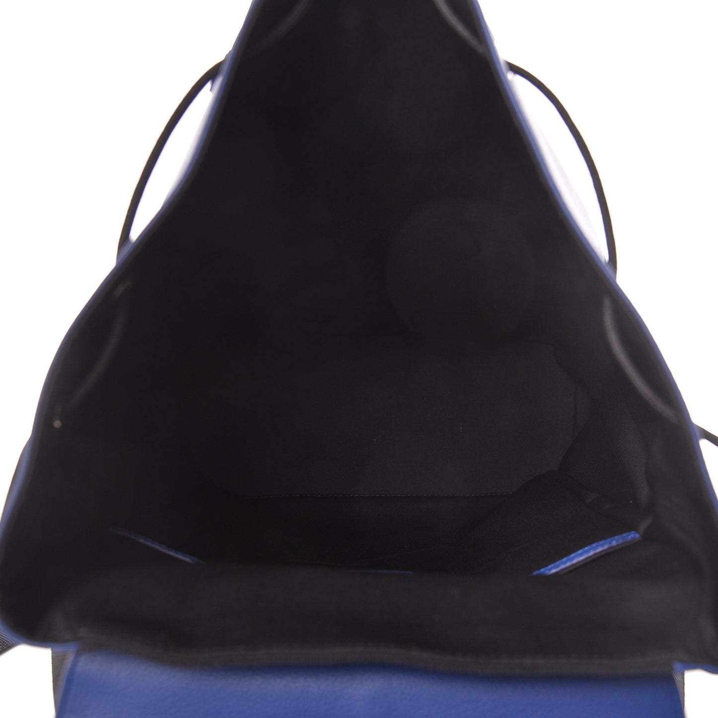 Grained Calfskin Backpack Blue