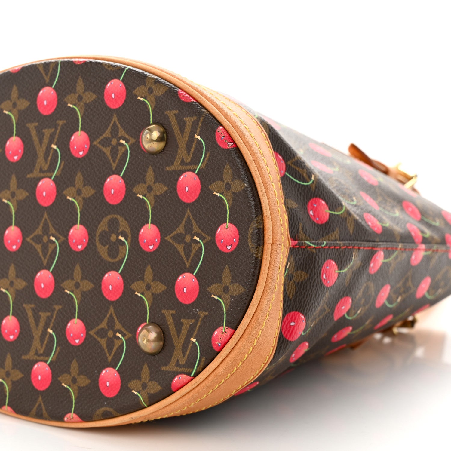 Louis Vuitton Monogram Cerises Bucket Bag 9 of 12