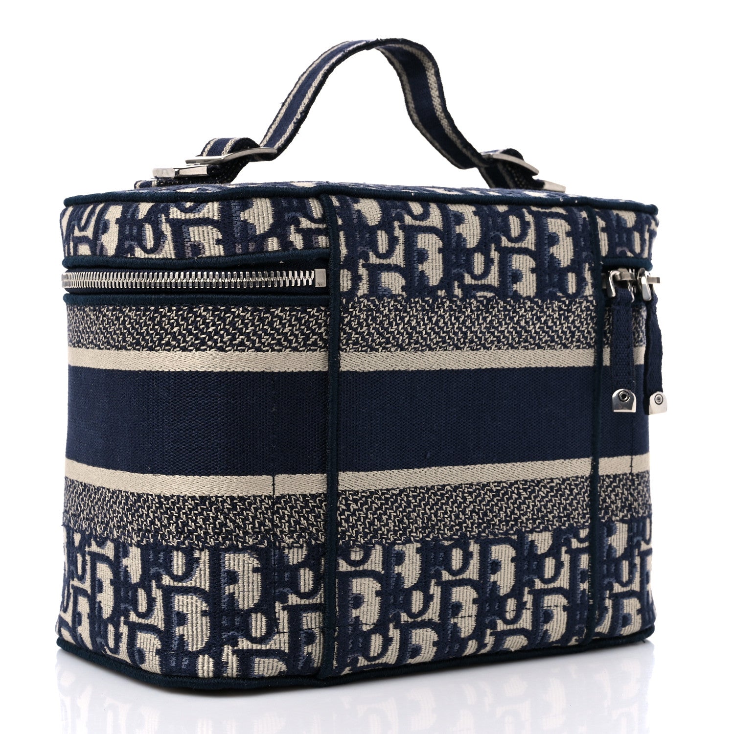 Christian Dior Oblique Diortravel Vanity Case Blue 3 of 10