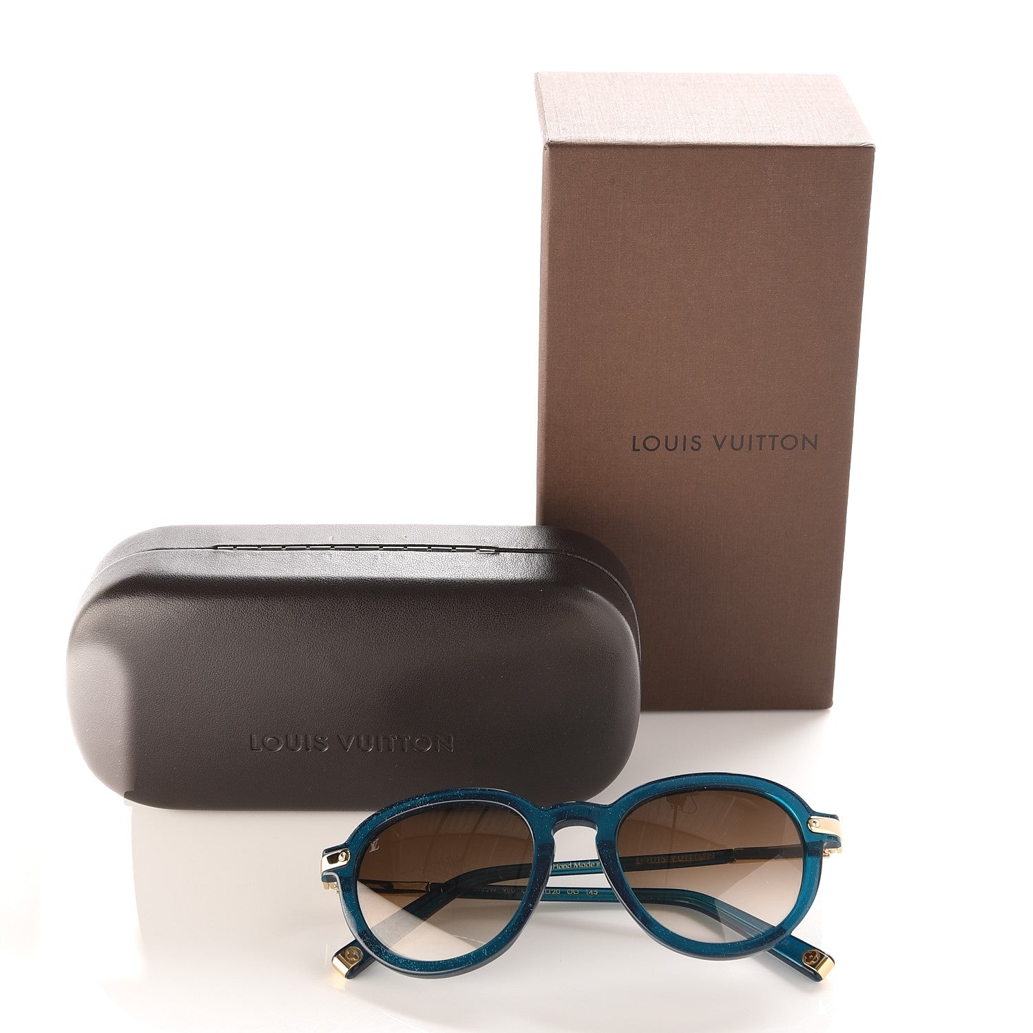 Louis Vuitton Glitter Berry Sunglasses Z0635W Petrole Blue 7 of 7