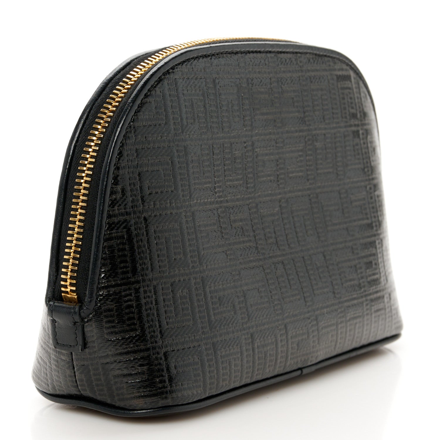 Givenchy Coated Canvas Logo 4G Embossed Cosmetic Pouch Black 3 of 10