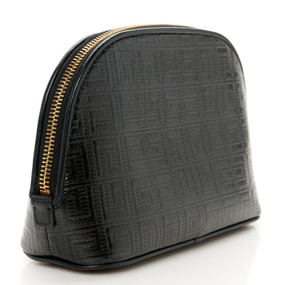 Givenchy Coated Canvas Logo 4G Embossed Cosmetic Pouch Black 3 of 10