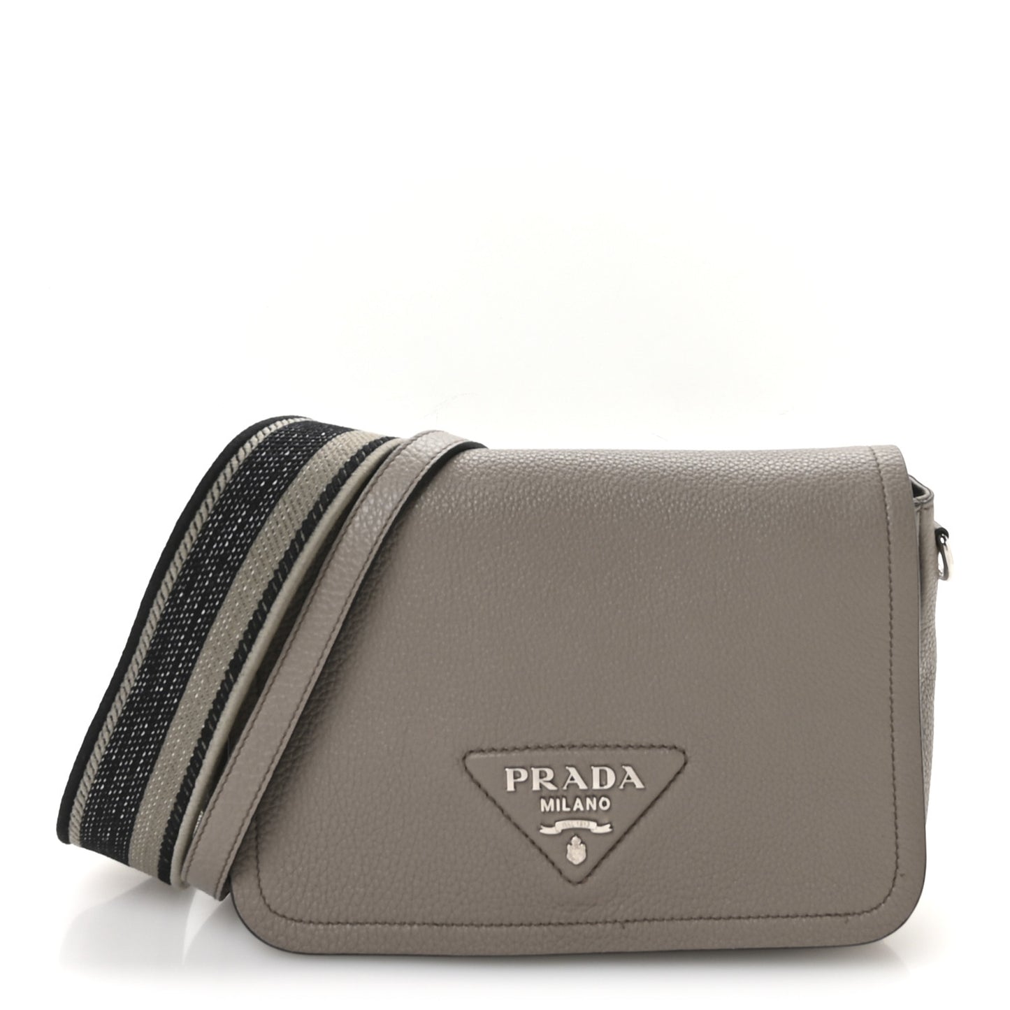 Vitello Daino Soft Flap Crossbody Argilla