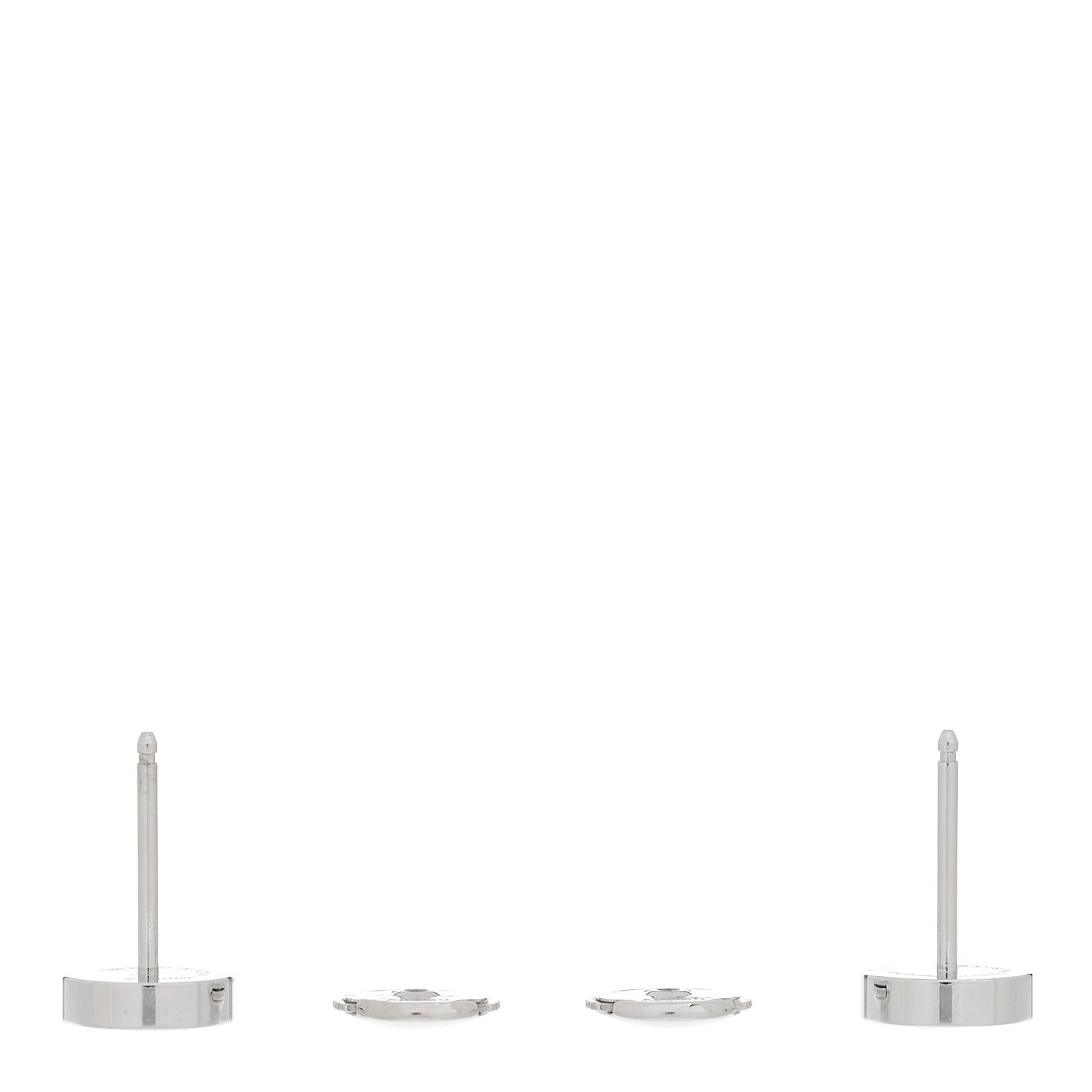 Cartier 18K White Gold LOVE Earrings 3 of 5
