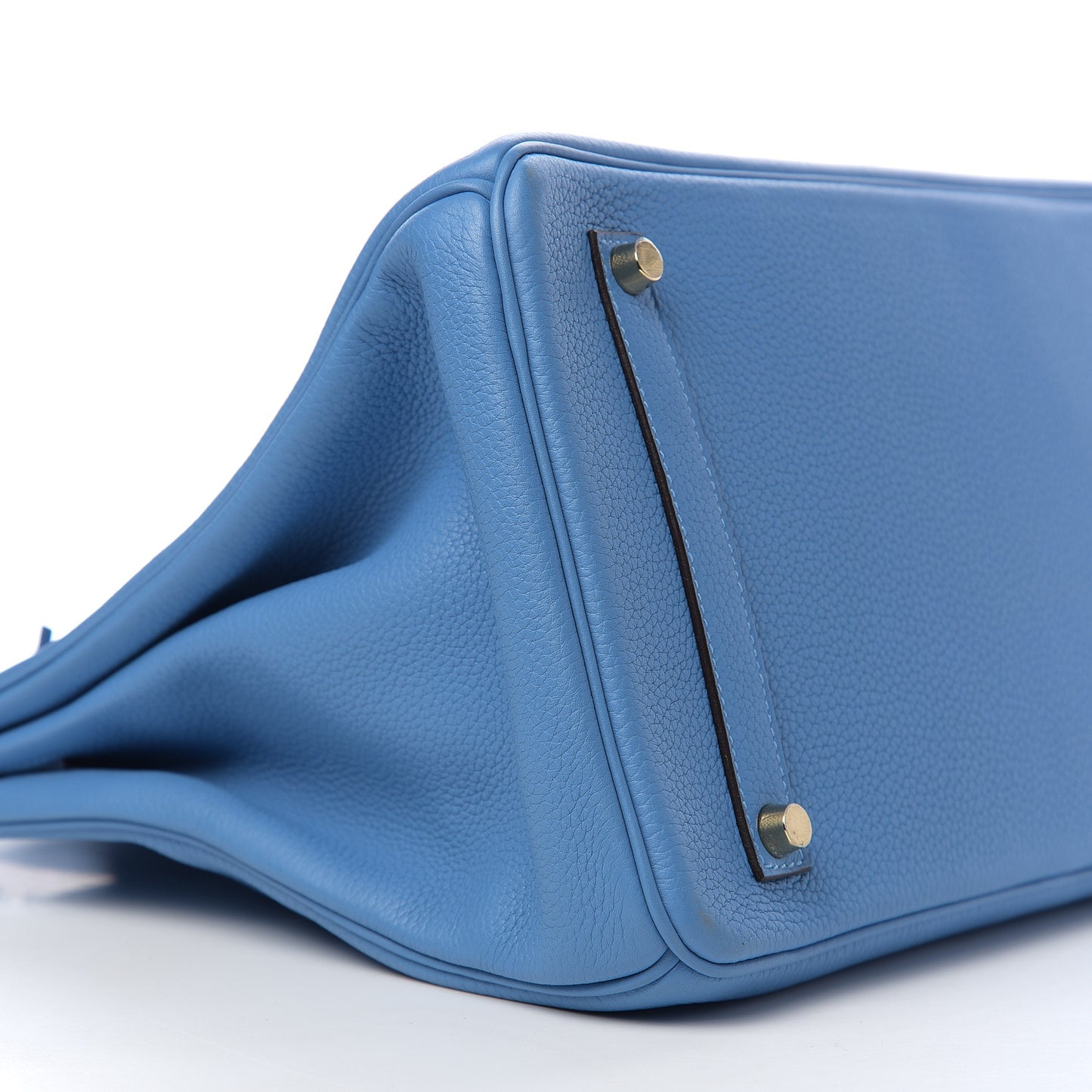 Taurillon Clemence Birkin 35 Bleu Paradis