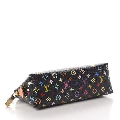 Louis Vuitton Monogram Multicolor Cosmetic Pouch Black Grenade 4 of 6