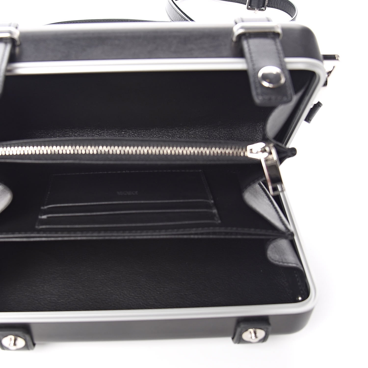 Christian Dior X RIMOWA Aluminum Personal Clutch On Strap Black 6 of 13