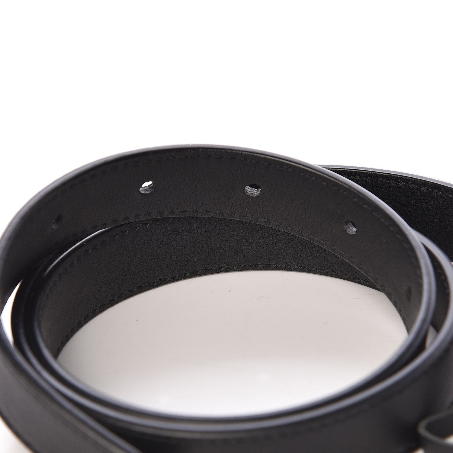 Gucci Calfskin Double G 20mm Belt 70 28 Black 6 of 7