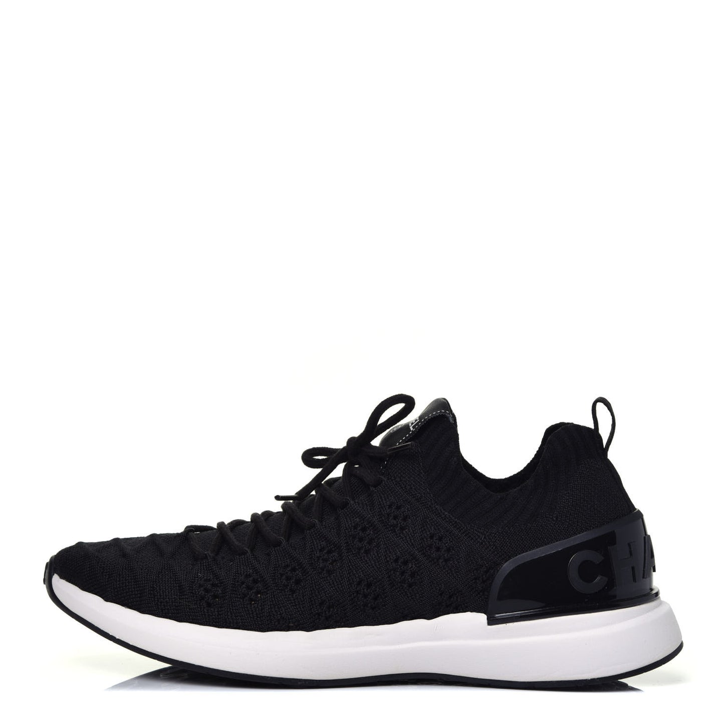 Fabric Logo Sneakers 39 Black