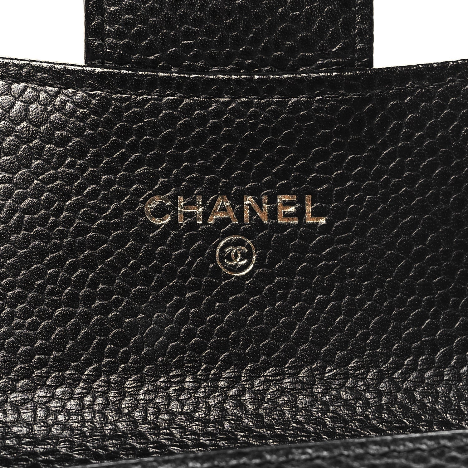 Chanel Caviar Quilted Flap Card Holder Wallet Black 6 of 9