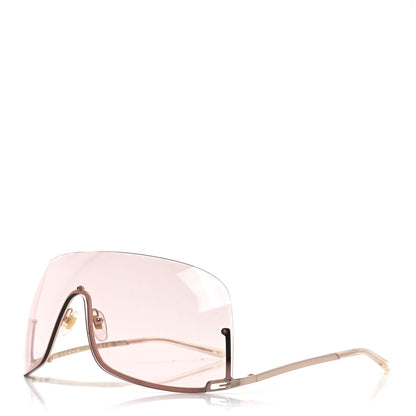 Gucci Metal Mask Shaped Frame Sunglasses GG1560S Pink 1 of 7