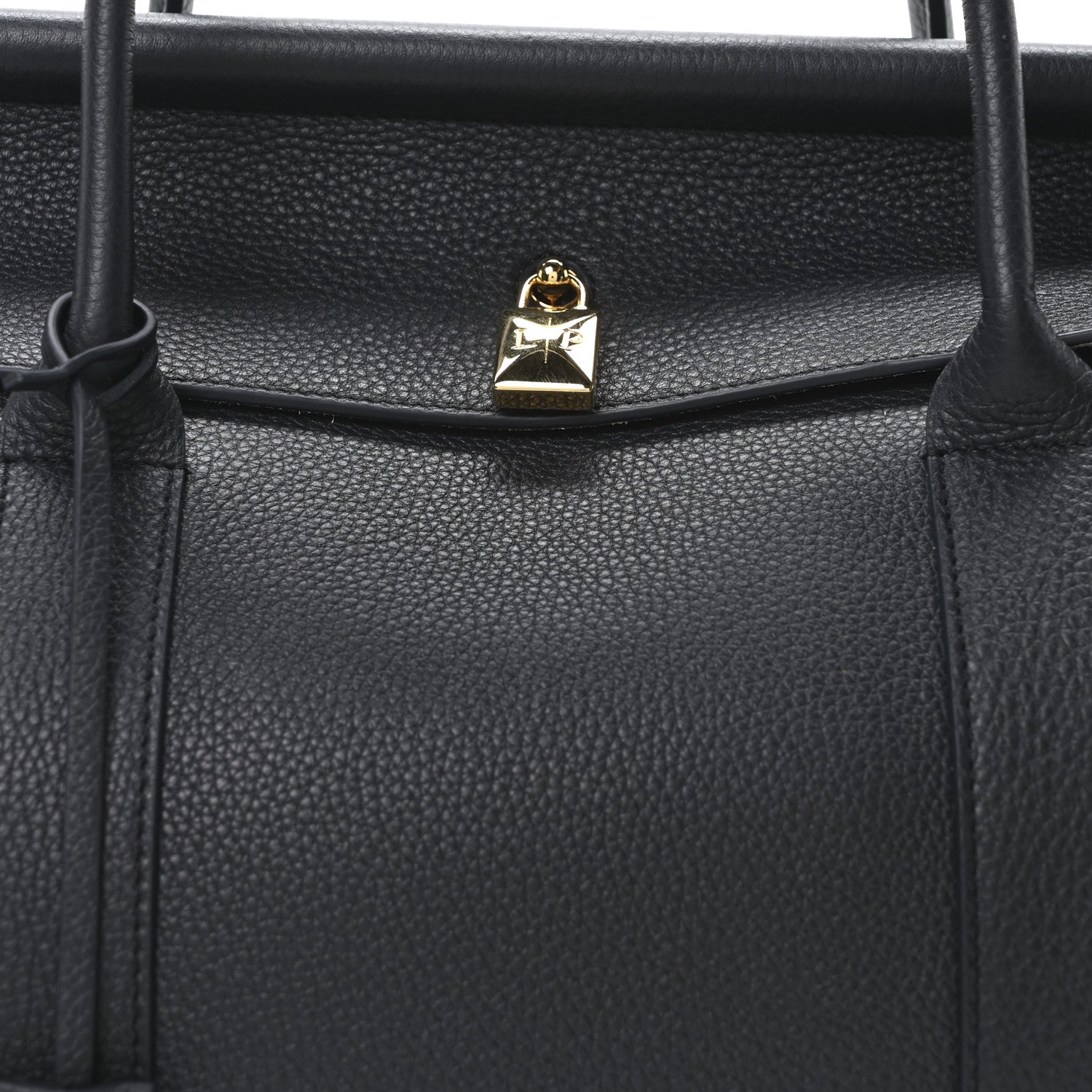 Loro Piana Grained Calfskin L32 Loom Bag Blue Navy 7 of 10