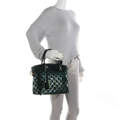 Louis Vuitton Patent Lambskin Fascination Lockit Vert Fonce 2 of 7