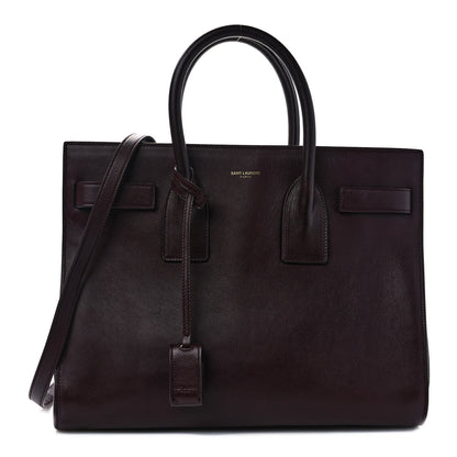 Saint Laurent Calfskin Small Sac De Jour Amarena 1 of 8