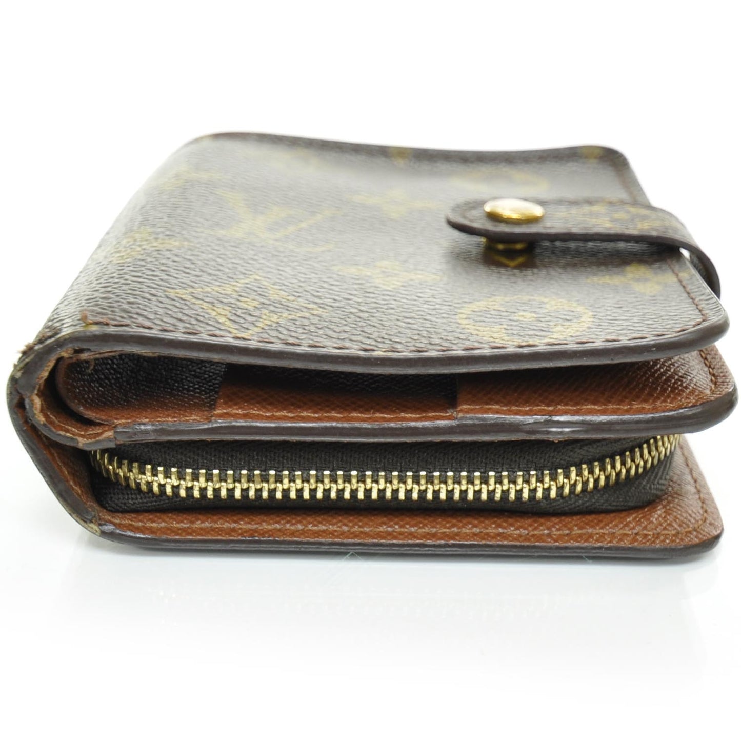 Monogram Compact Zippe Zipped Wallet