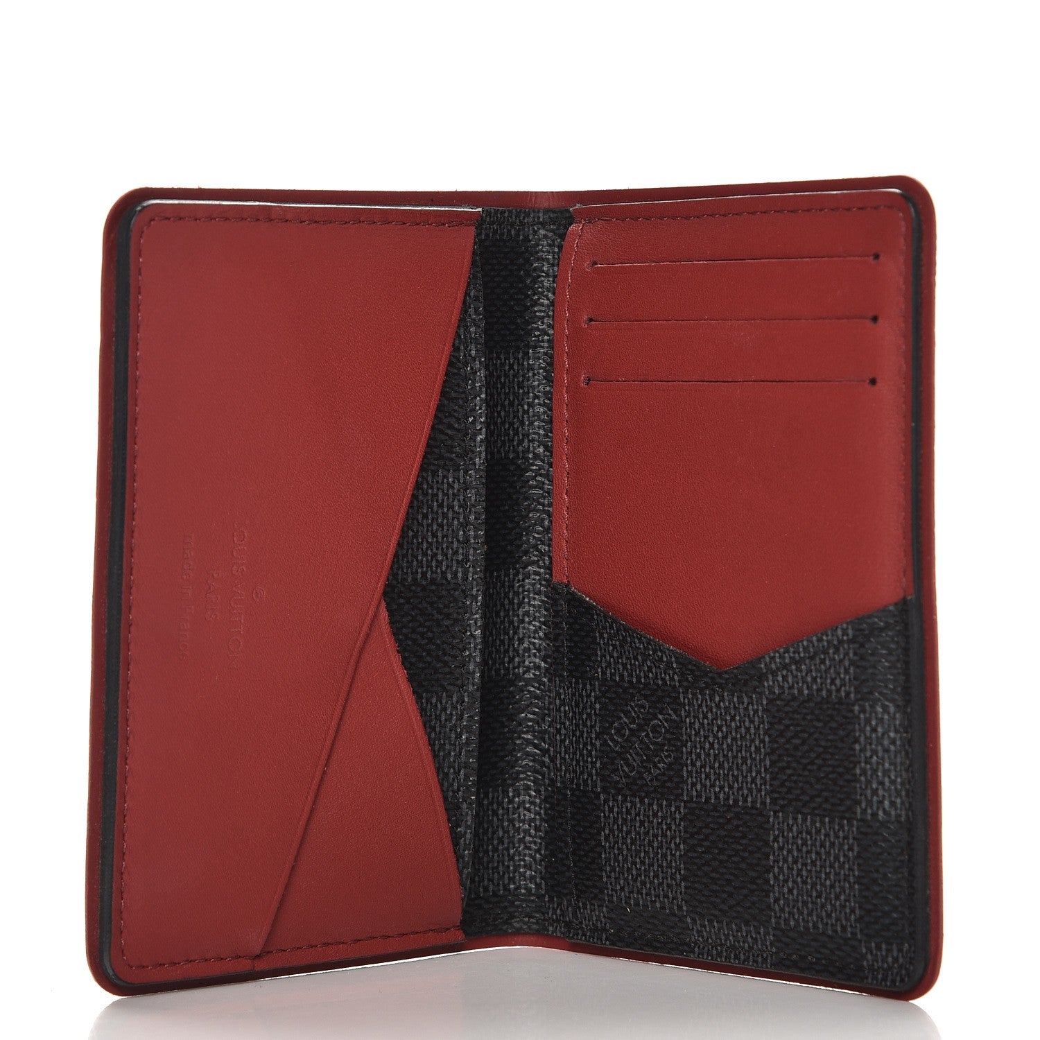 Louis Vuitton Damier Graphite Pocket Organizer Bordeaux 5 of 7