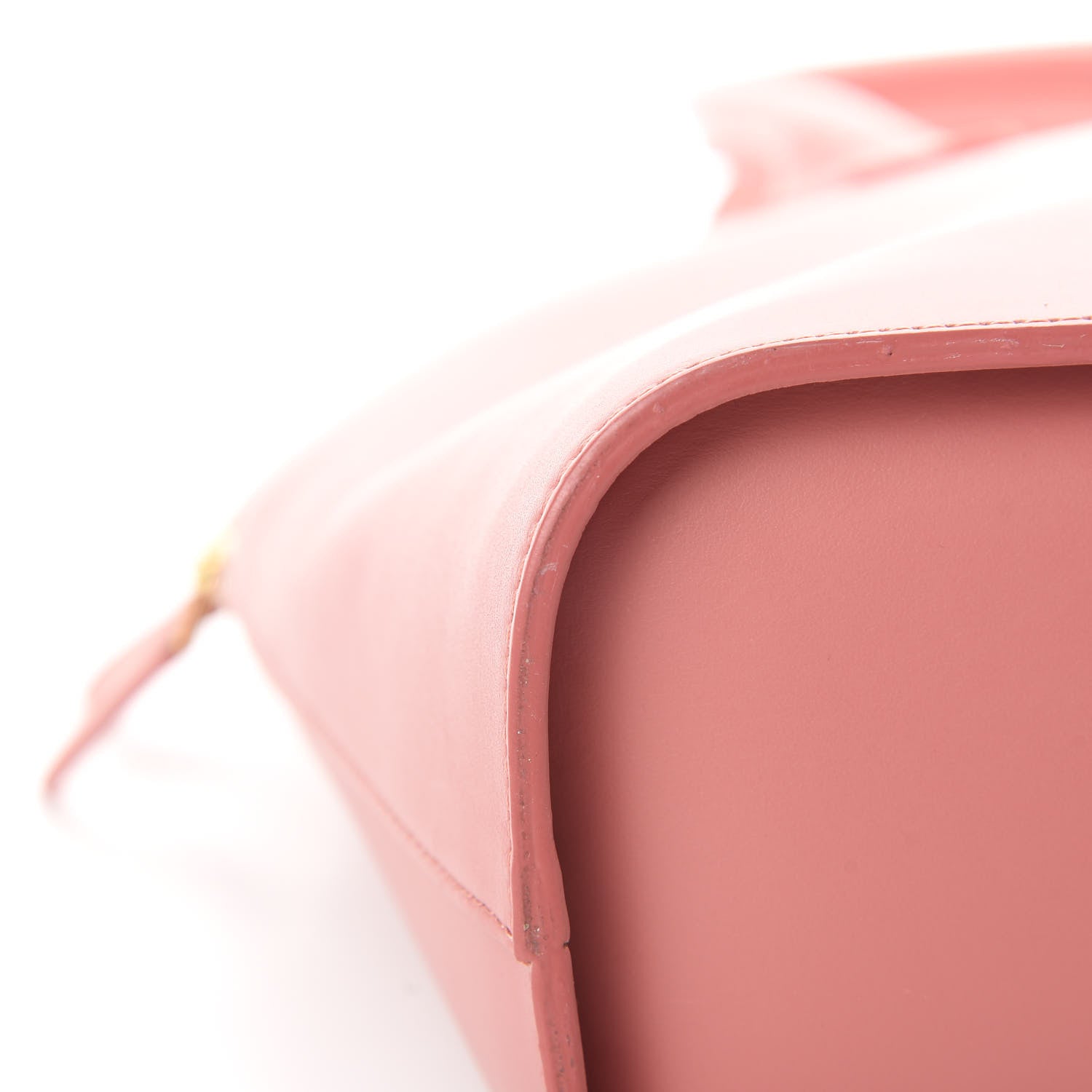 Mansur Gavriel Calfskin Top Handle Rounded Bag Blush 11 of 13