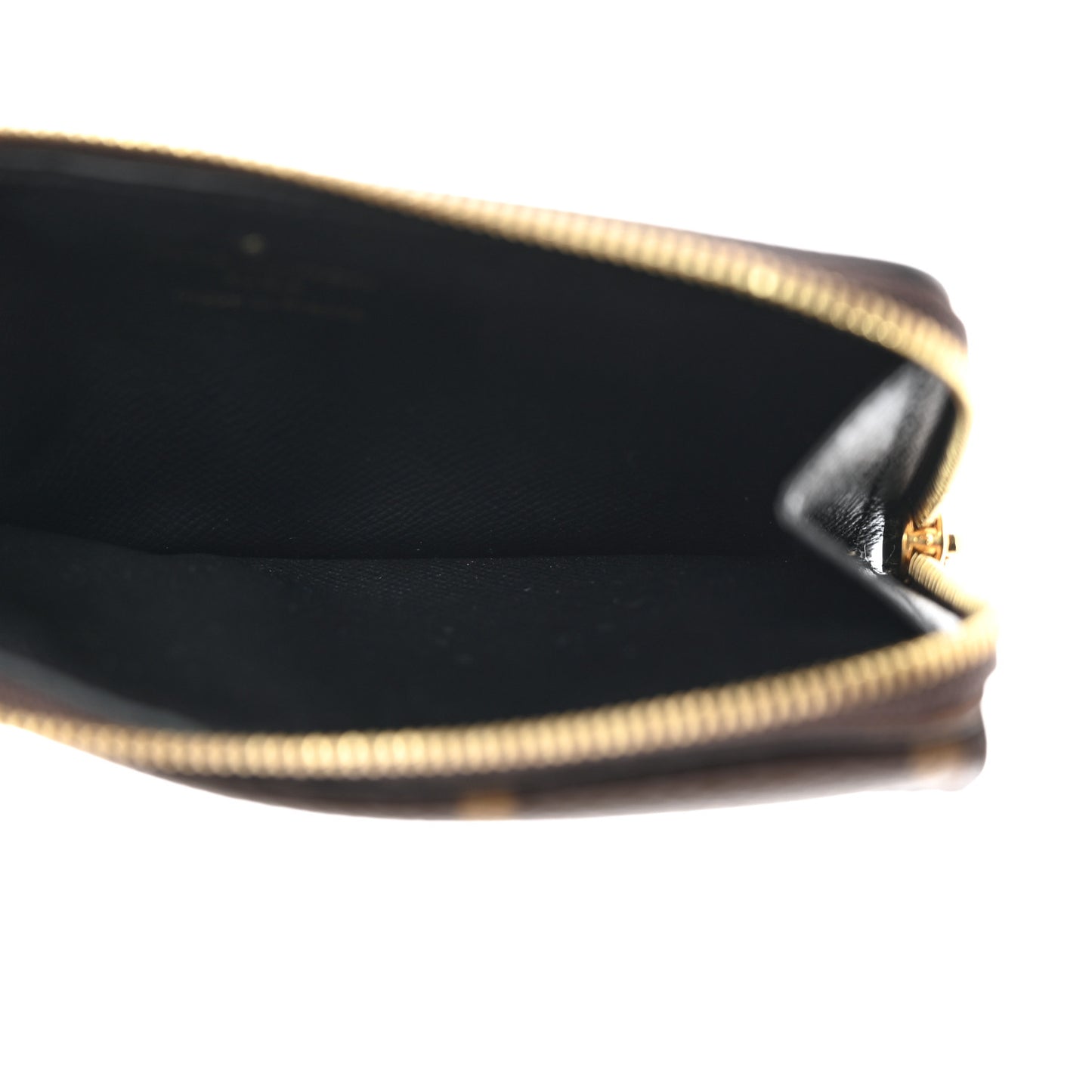 LOUIS VUITTON Monogram Recto Verso Card Holder Black