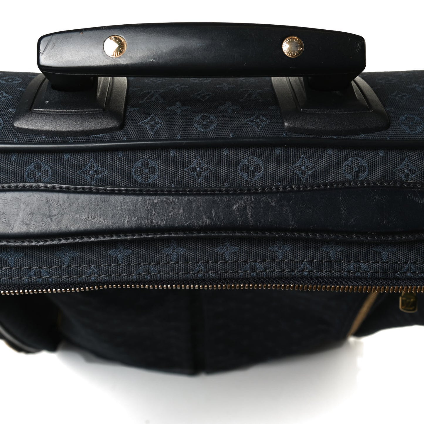 Mini Monogram Rolling Luggage Blue