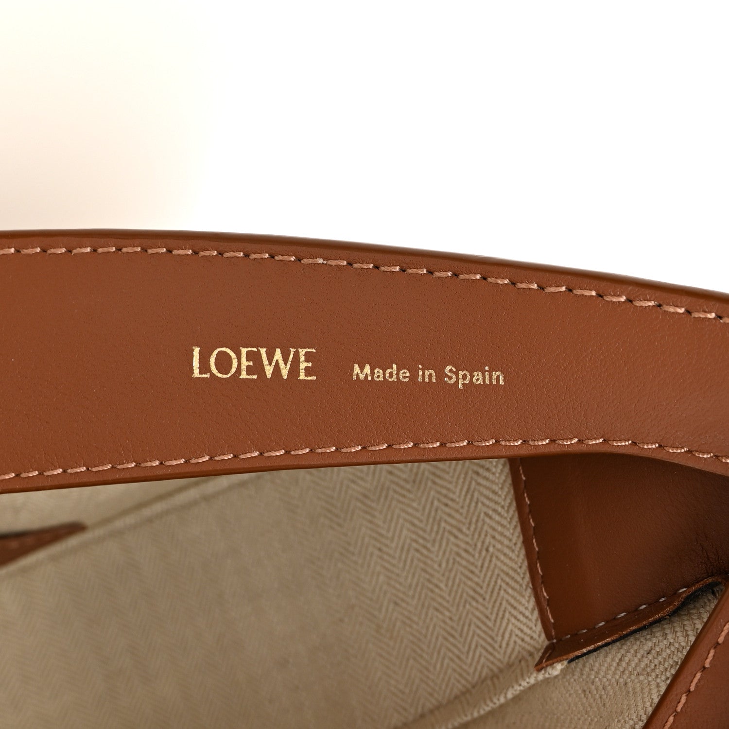 Loewe Jacquard Anagram Calfskin Luna Bag Tan Pecan 7 of 10
