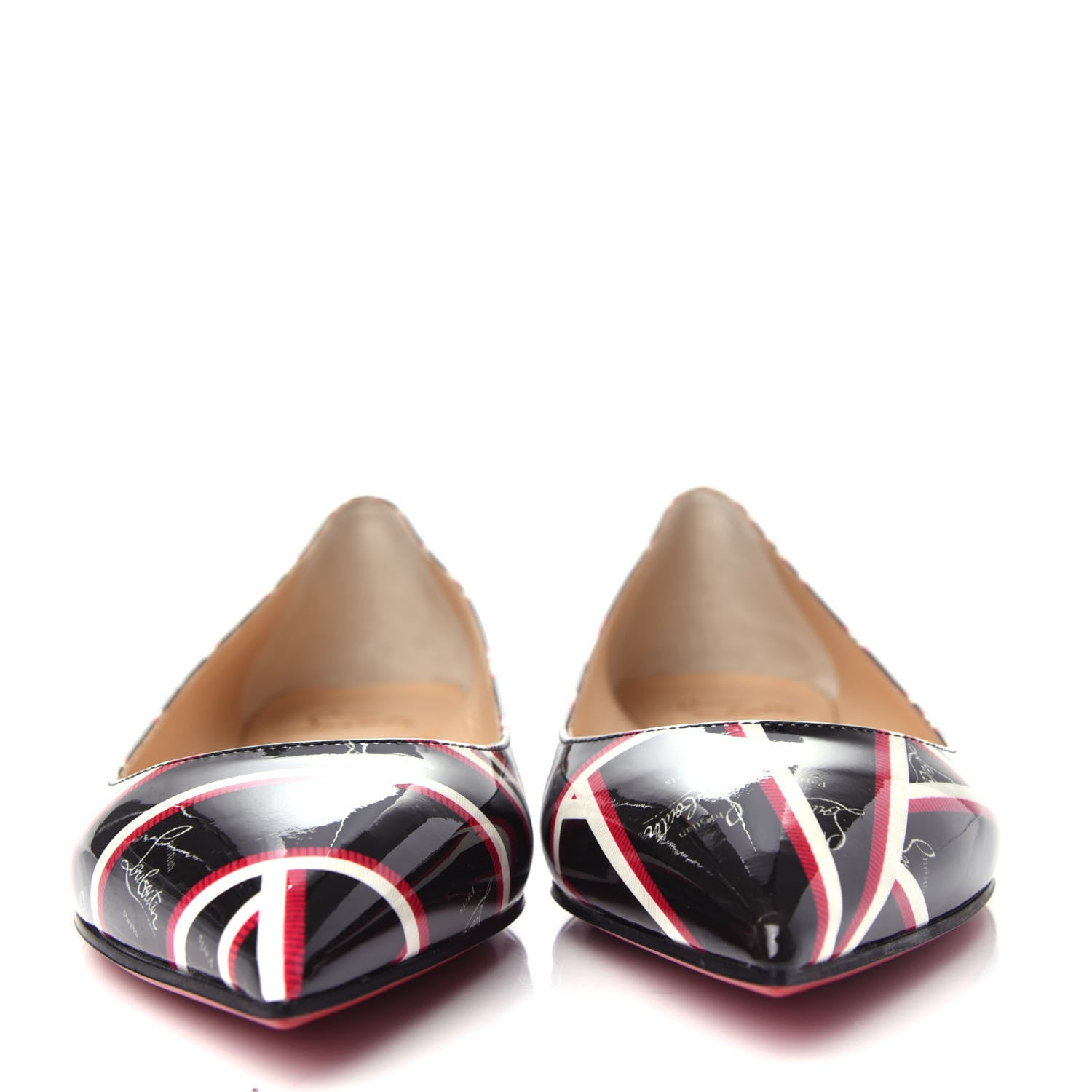 Christian Louboutin Patent Ribbon Ballalla Flats 37.5 Multicolor 2 of 10