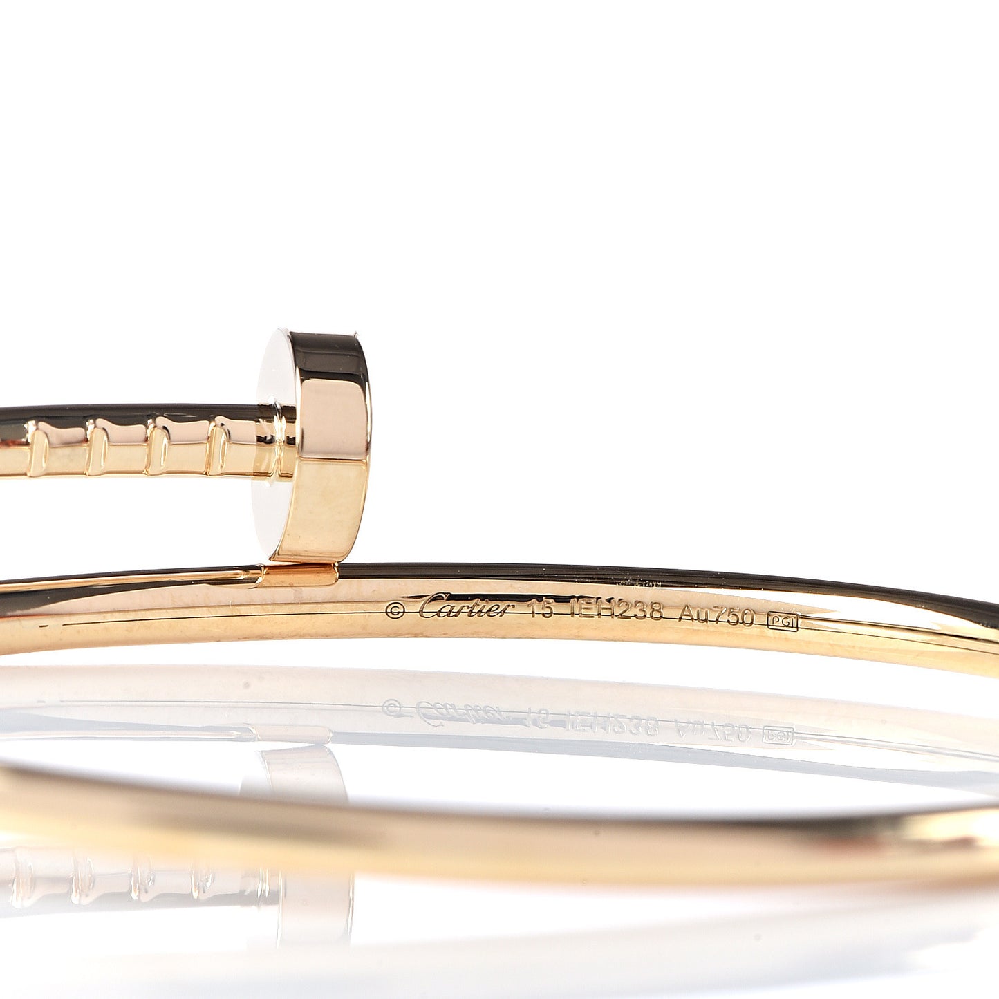 18K Yellow Gold Small Juste Un Clou Bracelet 15