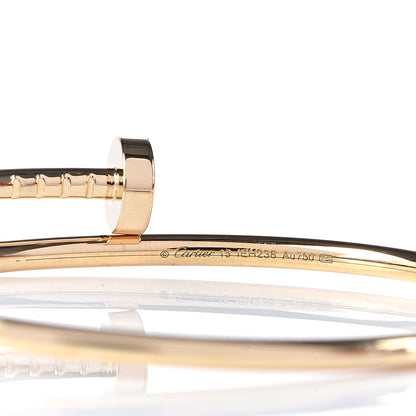 Cartier 18K Yellow Gold Small Juste Un Clou Bracelet 15 4 of 5