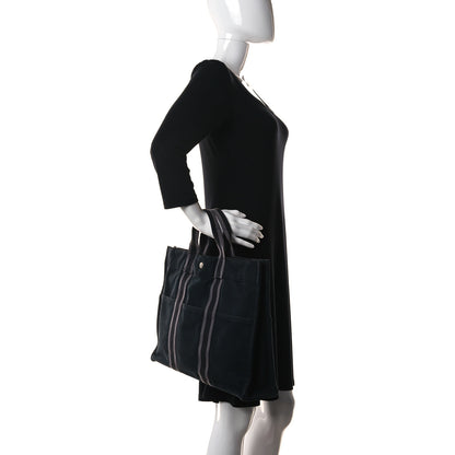 Hermes Canvas Fourre Tout MM Black 2 of 14