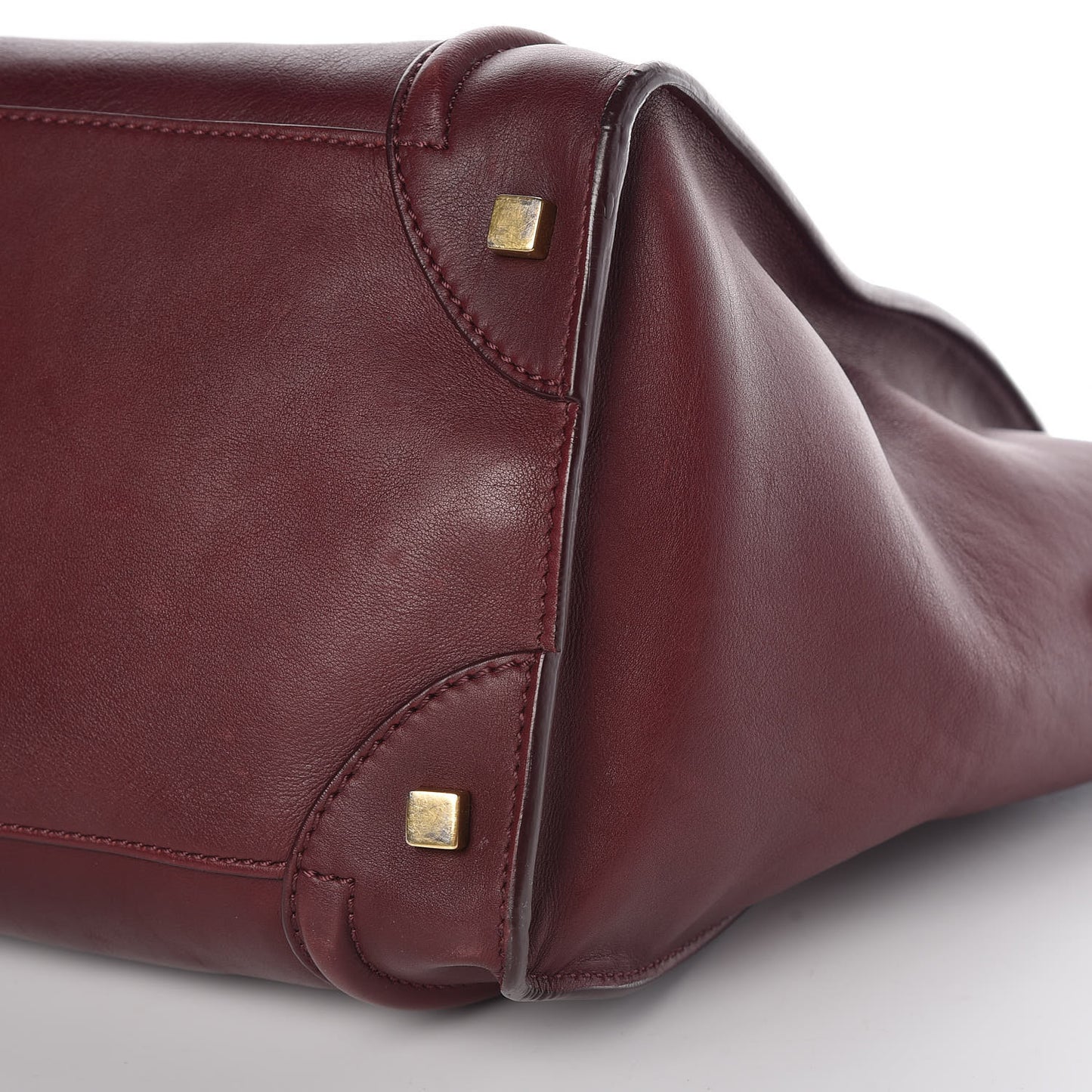 Smooth Calfskin Mini Luggage Burgundy
