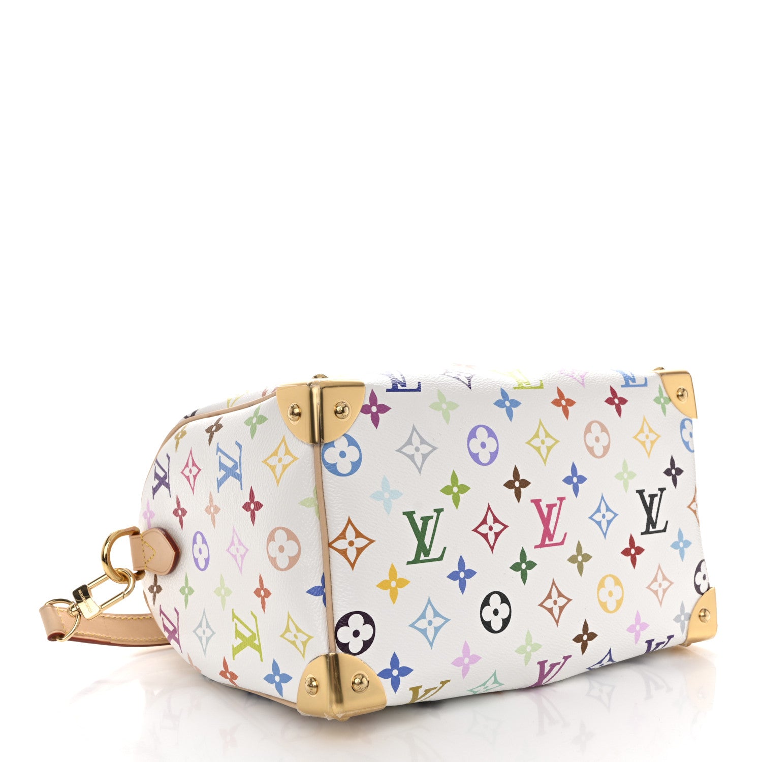 Louis Vuitton LV X TM Monogram Multicolor Speedy Bandouliere 25 White 4 of 11