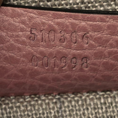 Gucci Dollar Calfskin Medium Interlocking G Top Handle Shoulder Bag Soft Pink 14 of 15