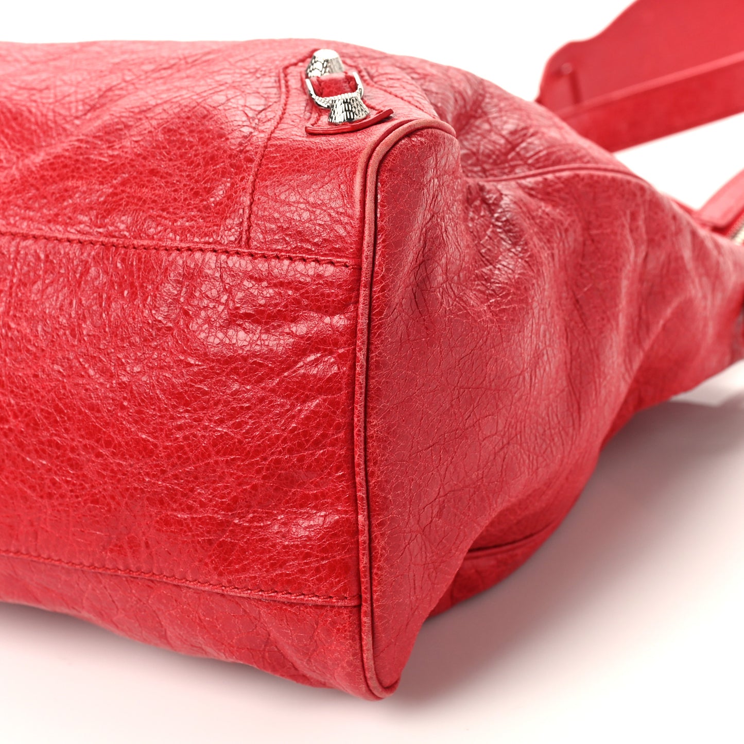 Agneau Giant 12 Silver Hardware Velo Rouge Cardinal