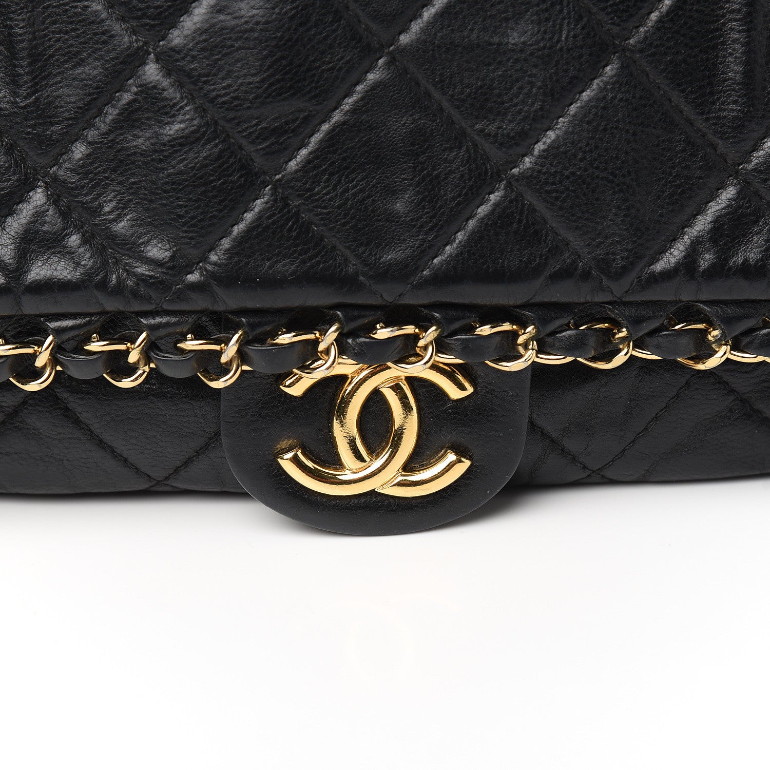Chanel Calfskin Quilted Medium Chain Me Flap Black 10 of 11