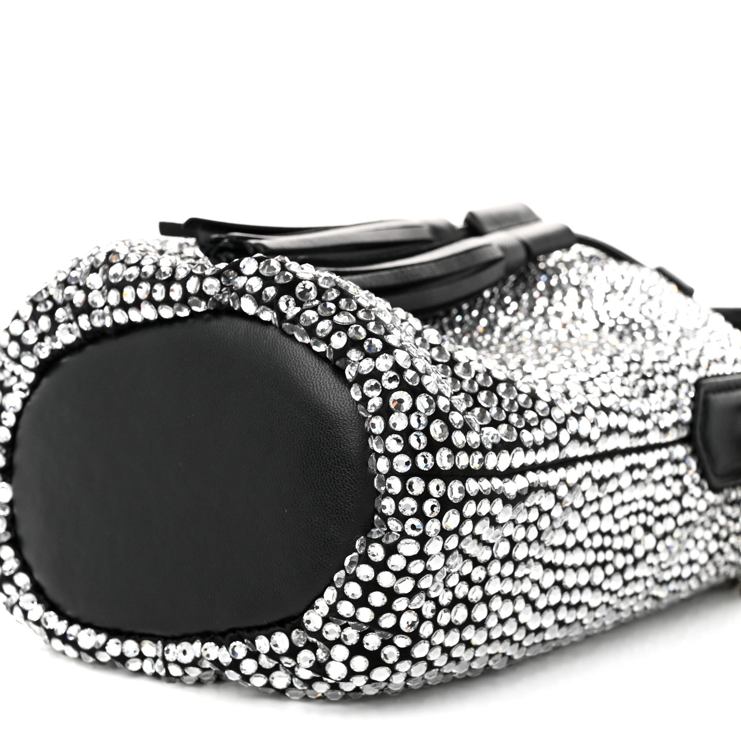 Miu Miu Raso Crystal Starlight Bucket Bag Black 9 of 9