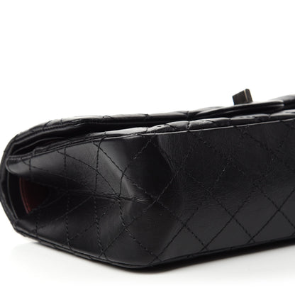 Chanel Aged Calfskin Quilted 2.55 Reissue 225 Flap Black 7 of 12