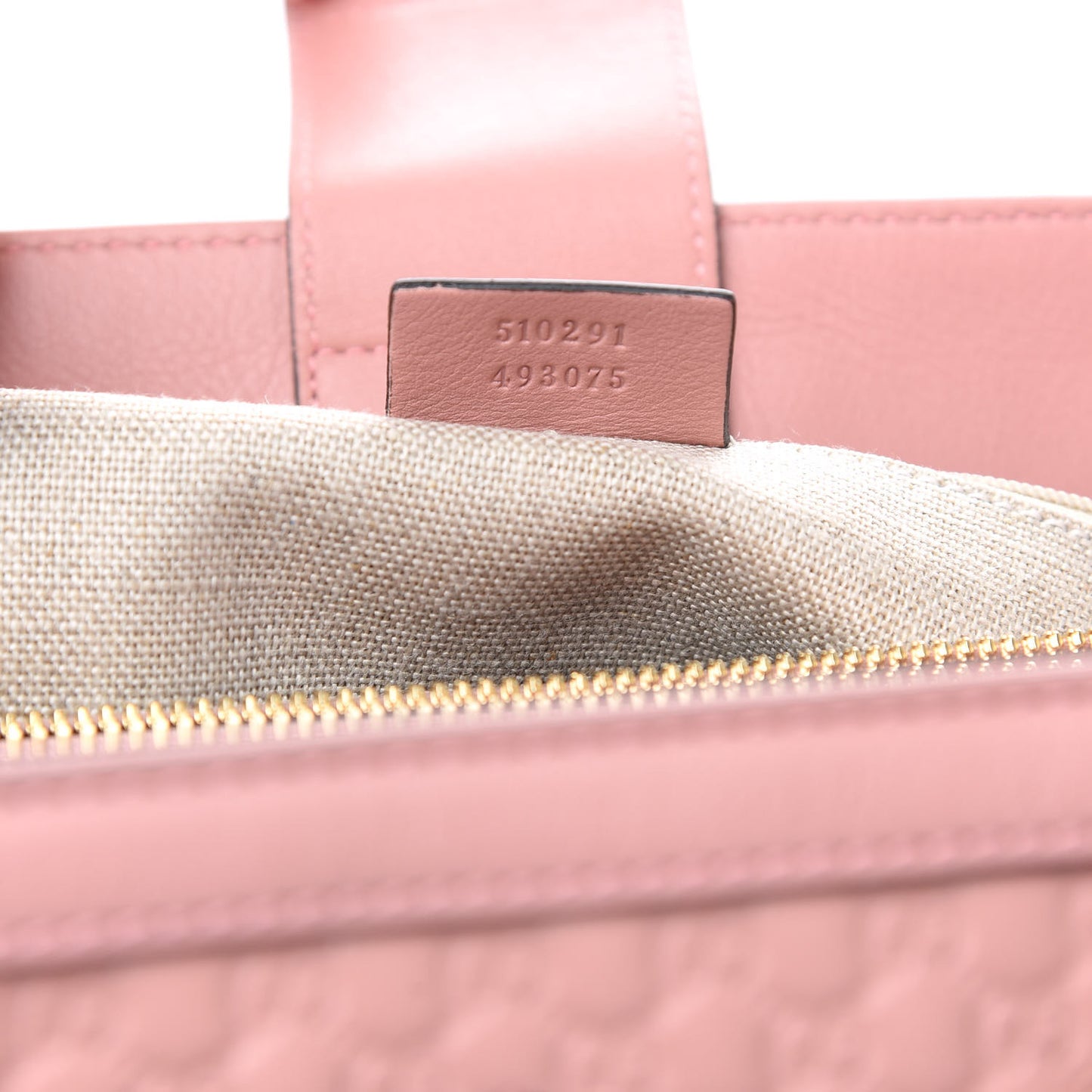 Soft Microguccissima Medium Tote Soft Pink