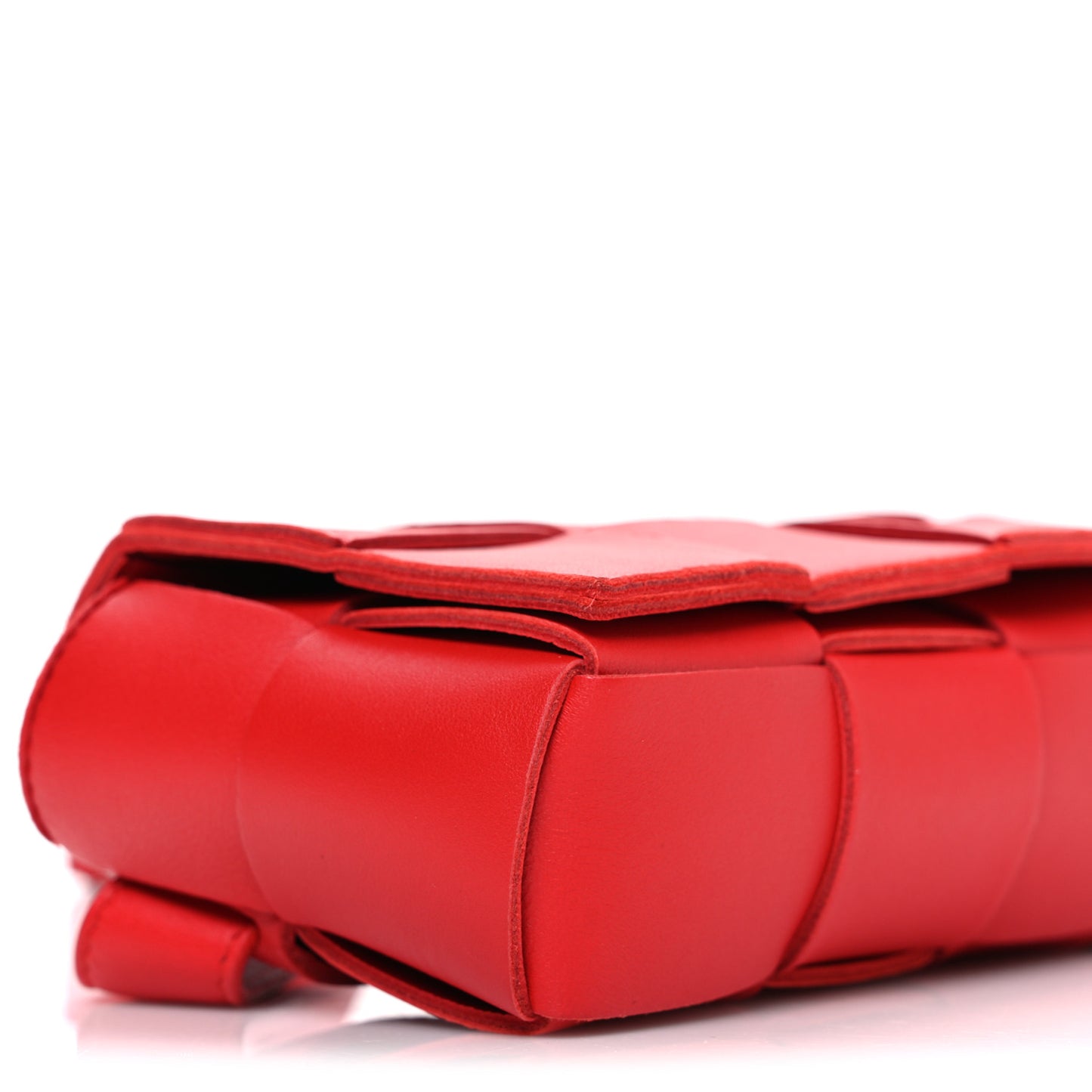 Nappa Maxi Intreccio The Belt Cassette Bag Chili