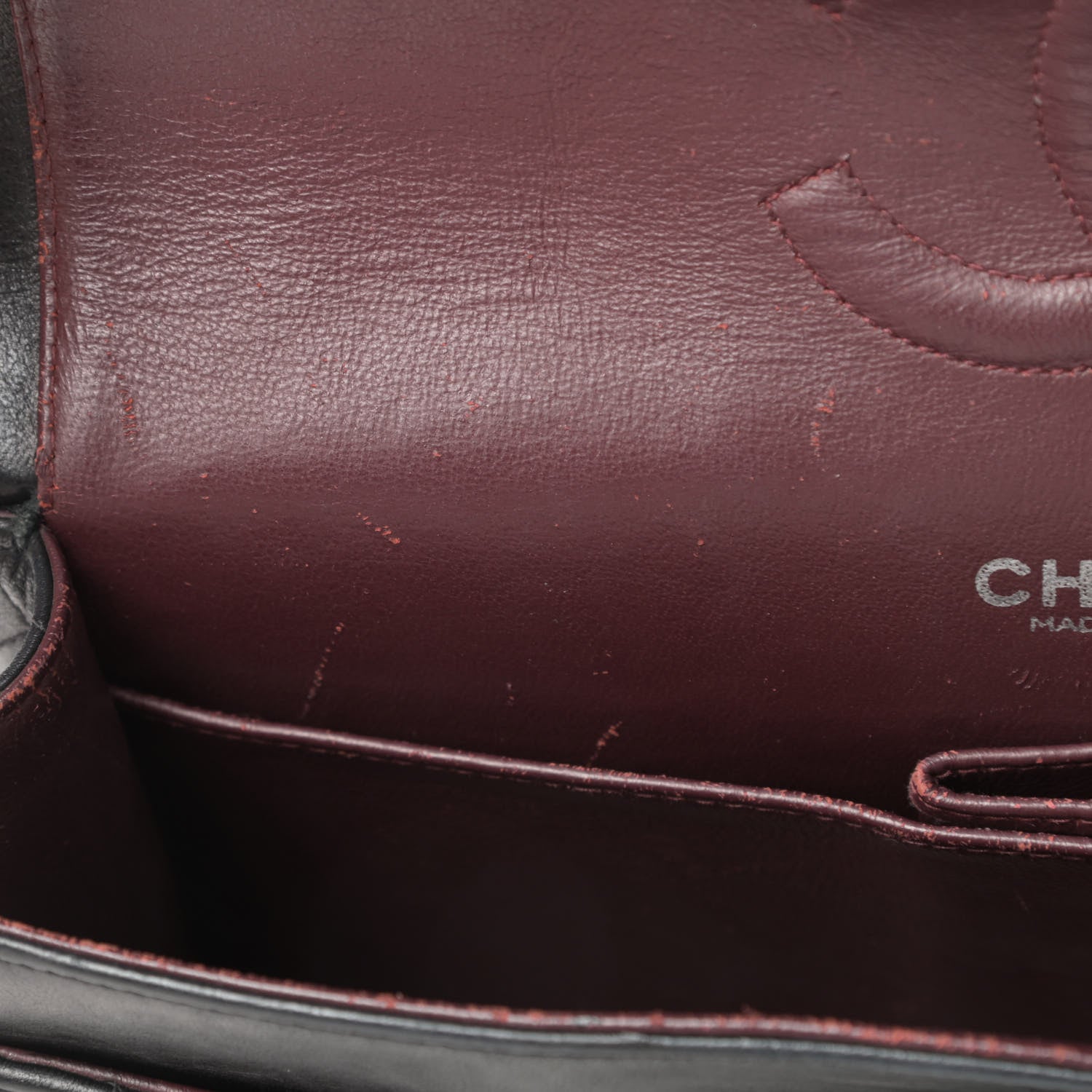 Chanel Lambskin Quilted Medium Double Flap Black 10 of 19