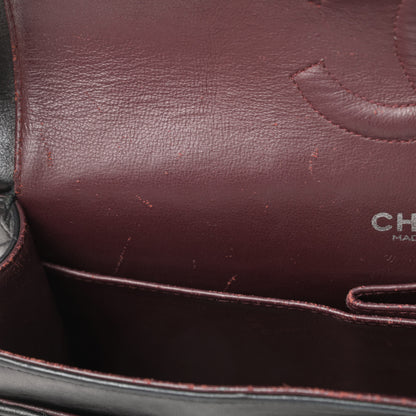 Chanel Lambskin Quilted Medium Double Flap Black 10 of 19