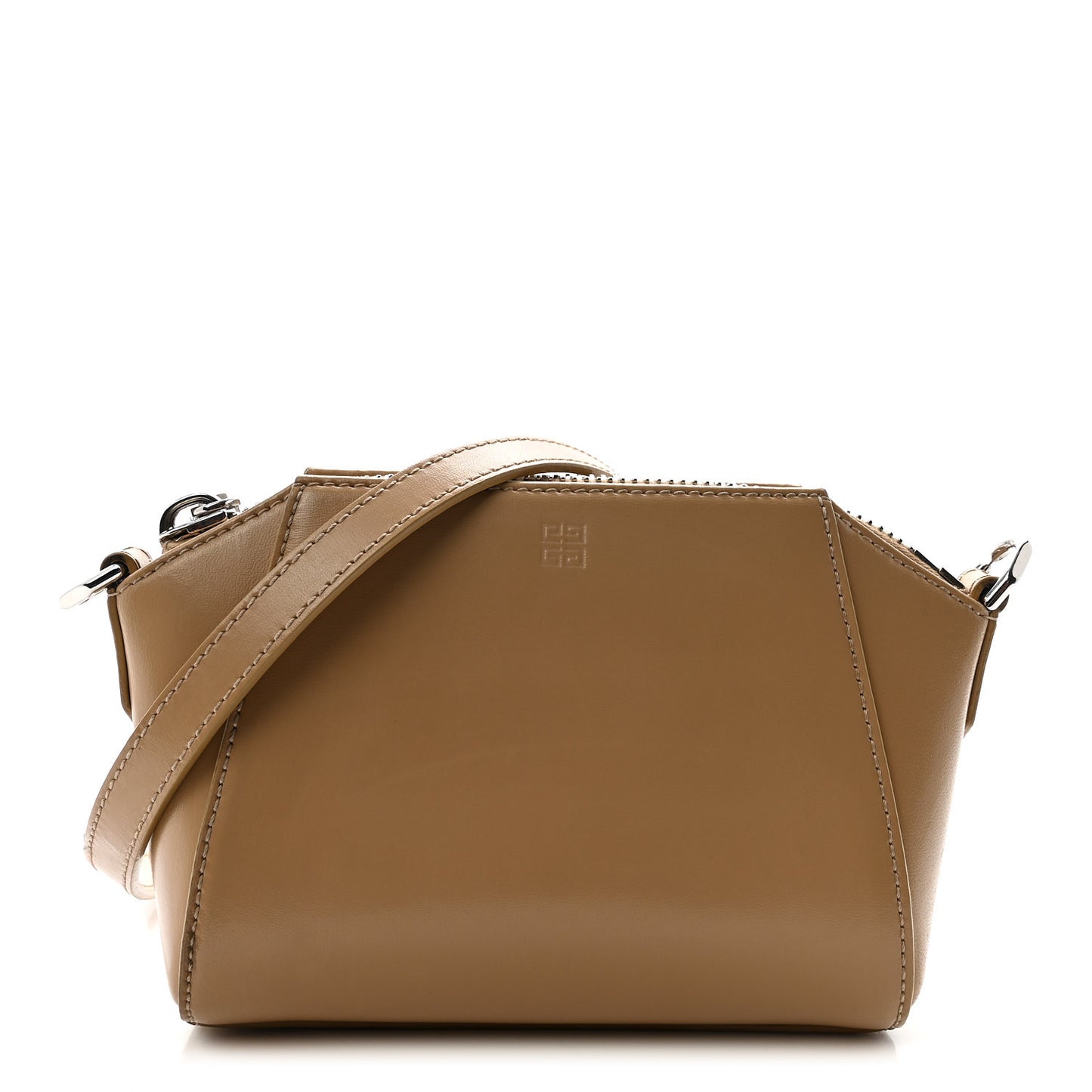 Smooth Calfskin Nano Antigona Beige Cappuccino