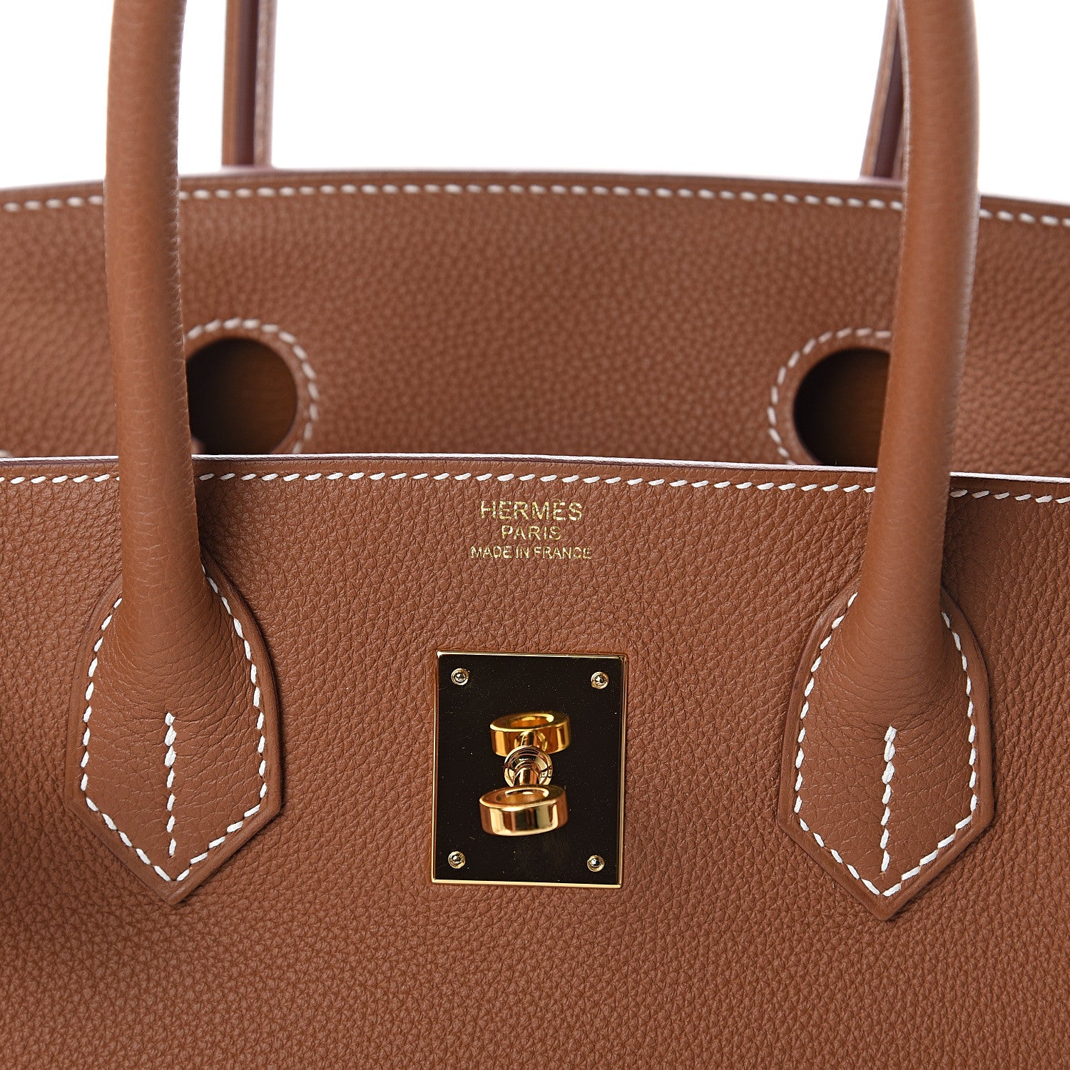 Hermes Taurillon Maurice Birkin 30 Gold 5 of 8