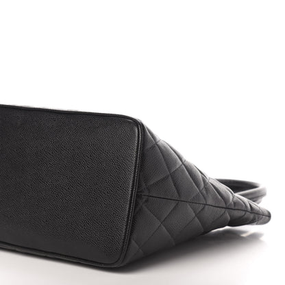 Chanel Caviar Quilted Medallion Tote Black 9 of 10