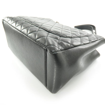 Chanel Caviar Quilted Grand Shopping Tote GST Black 5 of 10