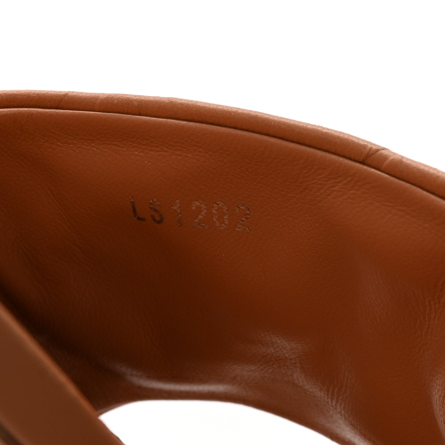 Lambskin Embossed Monogram Revival Flat Mules 38 Arizona
