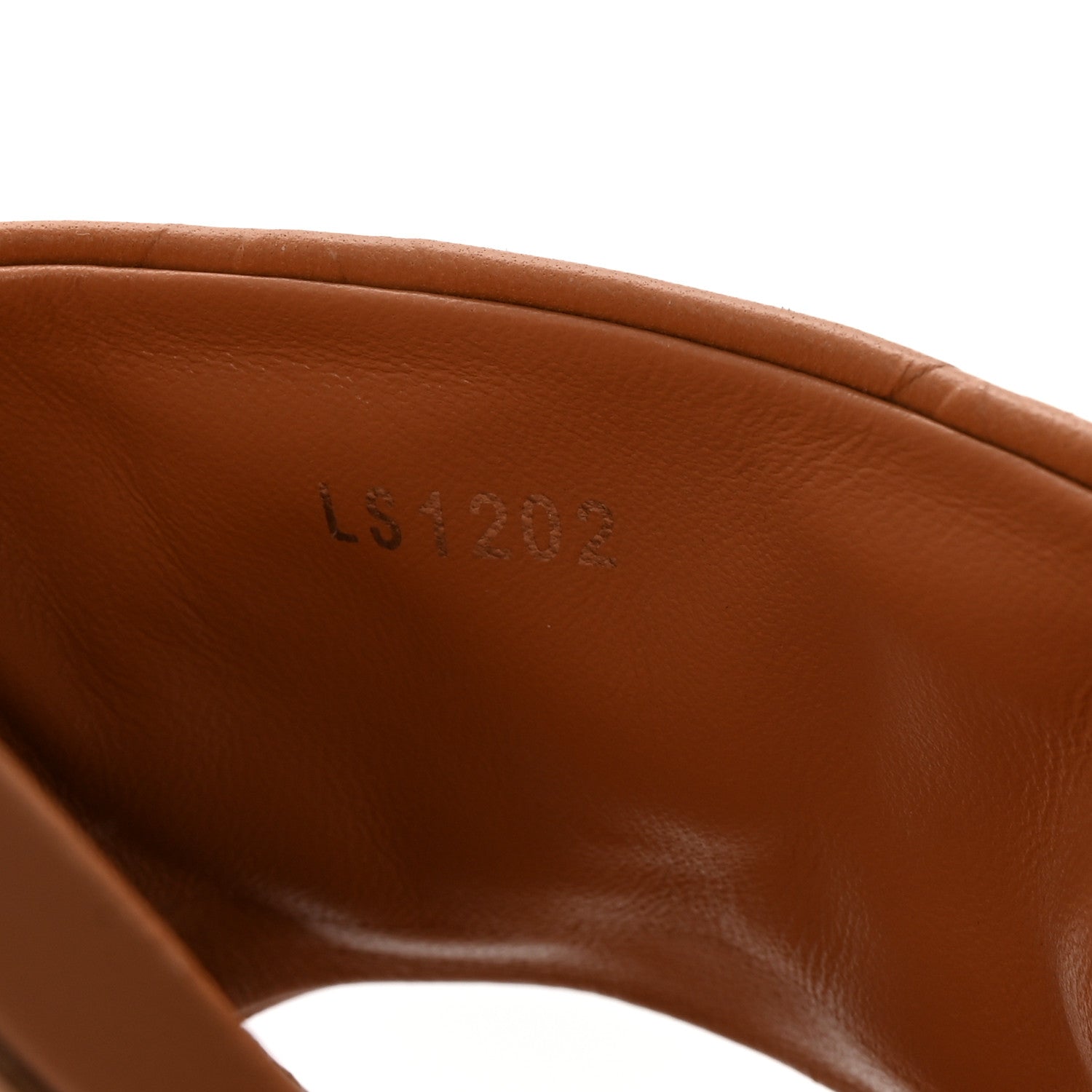 Louis Vuitton Lambskin Embossed Monogram Revival Flat Mules 38 Arizona 9 of 9