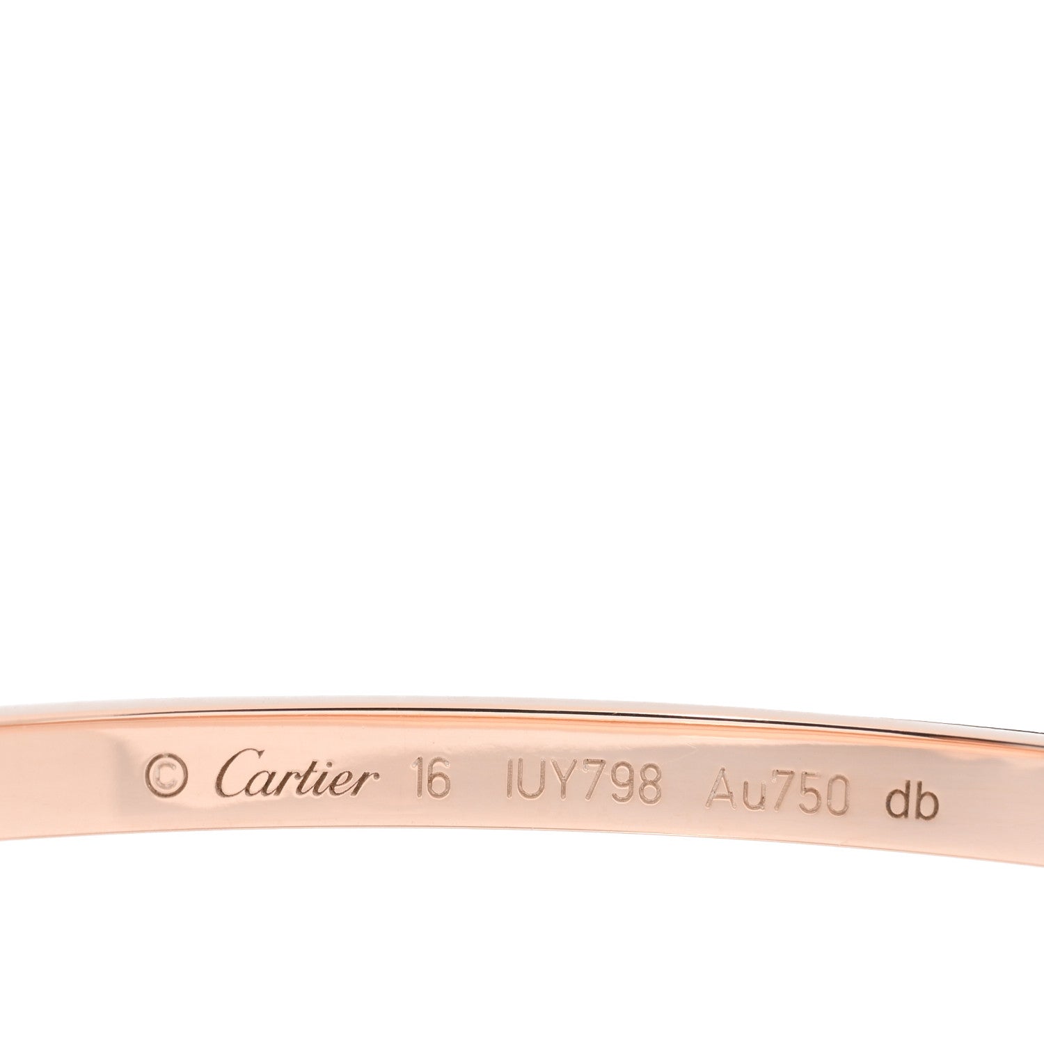 Cartier 18K Pink Gold Small LOVE Bracelet 16 3 of 5